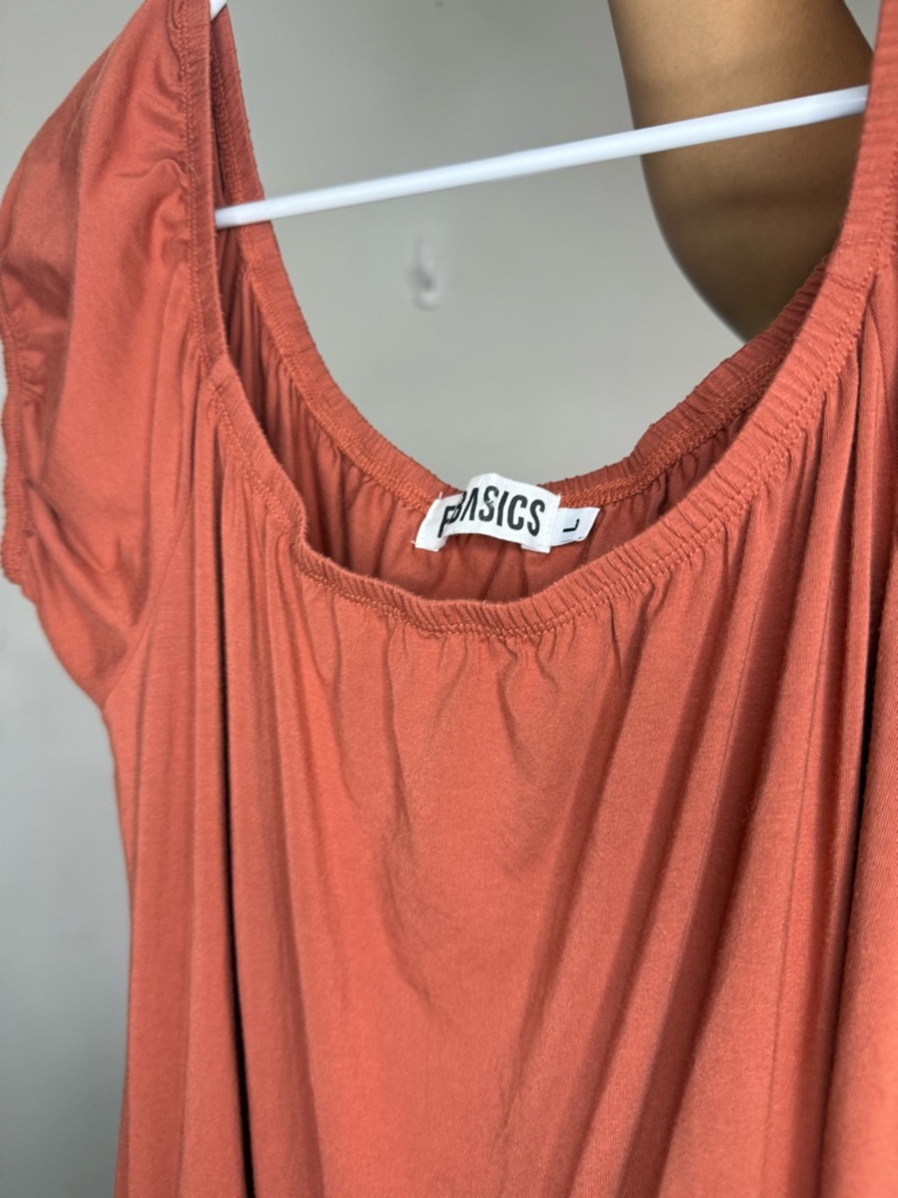 FE Basic Rust Red Wide-Leg Jumpsuit - Picture 4 of 4